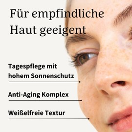 Beyer & Söhne Dayshade Cream SPF 50 - Anti-Ageing Day Cream with High UVA and UVB Protection - Hyaluron, Ceramides & Vitamin C Intensively Nourish the Skin