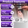 8 Packs W11366418 Refrigerator Freezer Door Handle Mounting Set Screw,