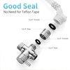 OFFO Shower Hose Connection Adaptor,G1/2 Female to G3/4 Male Thread