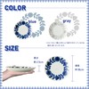 NISHIYAMA Daisy Plate, Flat Plate (Blue, 7.1 inches (18 cm),