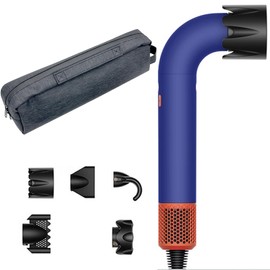 Honlyn Travel Case Compatible with Supersonic r Hair Dryers, Portable Supersonic Travel Storage Bag, Carrying Case Organizer for Shark Flexstyle and Attachments