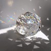 Tirifer Clear Glass Crystal Ball Prisms with Stand, Window Rainbow