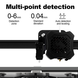 Creality CR Touch Auto Leveling Kit, Bed Leveling Sensor Kit for Creality Ender 3 / Ender 3 V2 / Ender 3 Pro / Ender 3 Max / Ender 5 / Ender 5 Pro / CR 10 3D Printer with 32 Bit V4.2.2 / V4.2.7