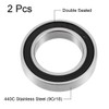 sourcing map S6802-2RS Deep Groove Ball Bearings 15mm x 24mm