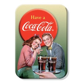 Desperate Enterprises Coca-Cola Young Couple Refrigerator Magnet - Funny Magnets for Office, Home & School - Made in The USA