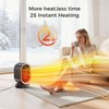 BREEZOME Space Heaters for Indoor Use, 1500W Fast Heating Ceramic