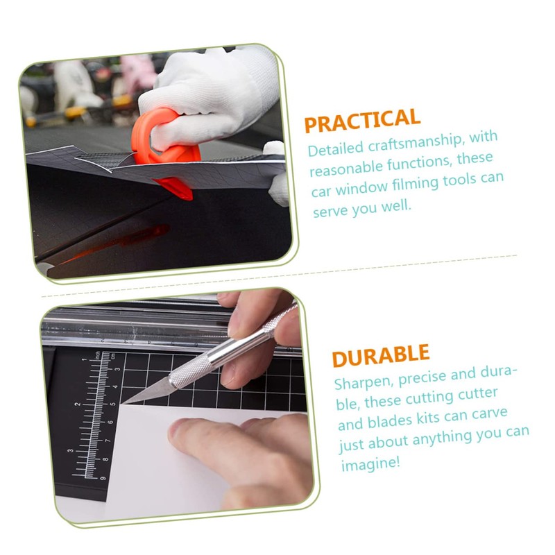 GRIRIW 1set Vinyl Wrap Tool Kit for Window Tinting Car