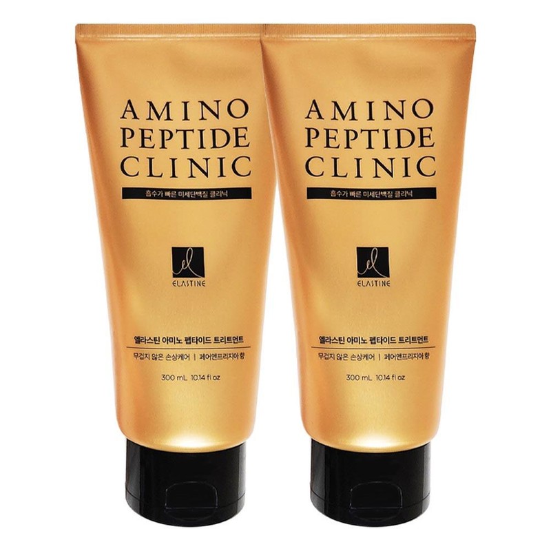 Elastine 엘라스틴 아미노 펩타이드 헤어팩 트리트먼트 프리지아향 300mL x 2개