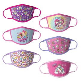 JoJo Siwa Kids Reusable Mask Multipack, JojoG, 6 Count (Pack of 1)