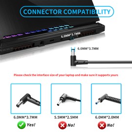 VHBW Replacement for Asus TUF Rog Charger, 230W Charger Compatible with Zephyrus GX701GX GX701GW GX501V GL504G GU501G GU501GM GU502GU GU502LW GU502LWS GU502LU Strix Scar II GL704GM Power Supply