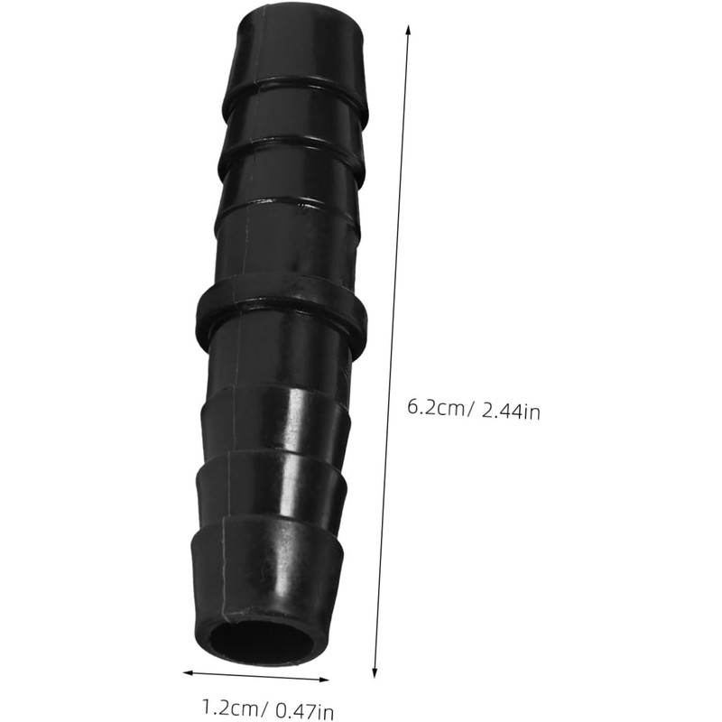 10Pcs Hose Barb Adapter Connectors 12mm Barb Fittings for Garden