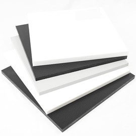 BuyPlastic Dolphin Gray Diamond HDPE Starboard AS, Anti Skid Marine Grade Plastic Sheet 3/4" x 24" x 27", High Density Polyethylene Panel