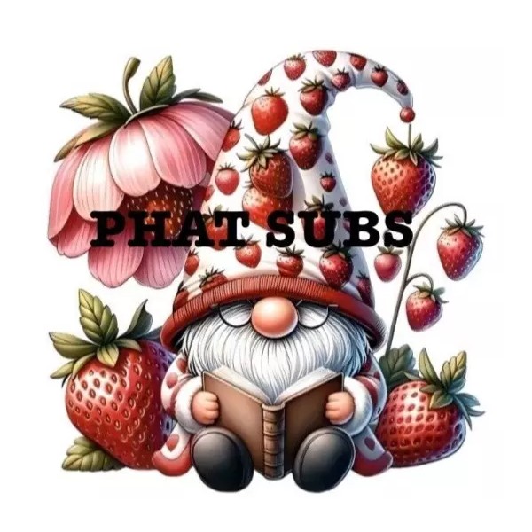 Unbranded Sublimation Print Strawberry Gnome Ready to Press Heat Transfer