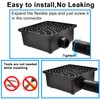 Prestantious Gutter Downspout Catch Basin, Upgraded Version 12"×12" Catch Basin