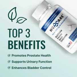 MVPCARE® prostate health suplemento para la prostata saw palmetto mezcla licopeno extracto de semilla de uva prostata Hierbas veganas 90 cápsulas