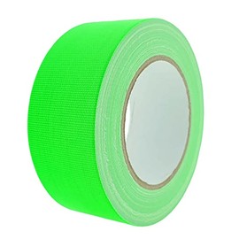 varivendo Neon Tape 19 mm x 25 m Fabric Tape Matt Fluorescent (Neon Green 19 mm x 25 m)