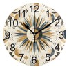 BOENLE - Reloj de pared de estilo bohemio con diseño