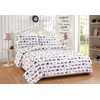 Linen Plus Sheet Set for Kids Trucks Construction Cranes Cement