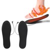 2Pcs Heated Insoles L Size USB Plug in Washable Foot