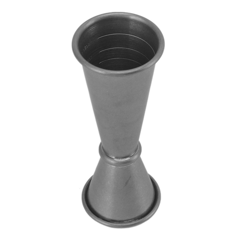 Double Cocktail Jigger 304 Stainless Steel Roll Hem Bar Measuring