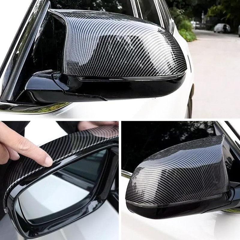 MAXDOM Mirror Caps Carbon Fiber Pattern Compatible with X3 G01