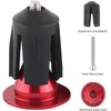 2Pcs Black-Red Bicycle Bar End Plugs, Bike Handlebar End Caps