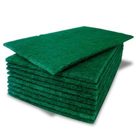 The Chemical Hut Heavy Duty Green Catering Kitchen Sponge Scourer Pads … (X2)