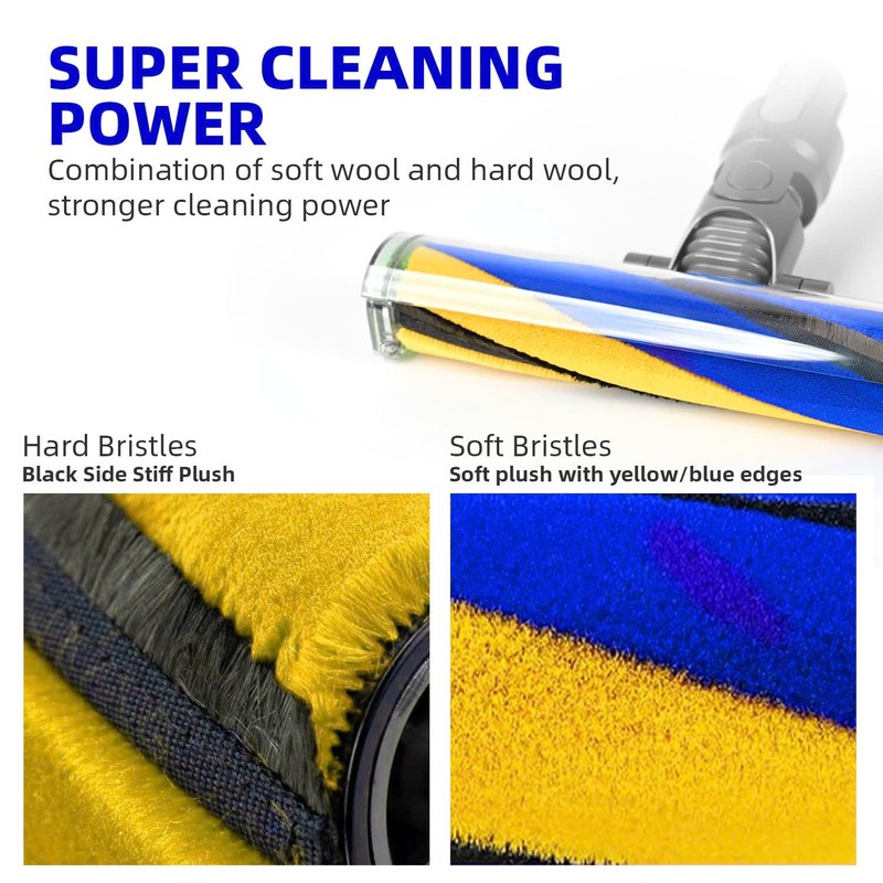 Premium Soft Roller Brush Bar, Laser Slim Fluffy Brush Bar,