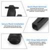 Quick Release Combo Tool, Easy to Adjust Mask and Chin