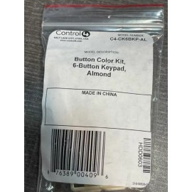 Control4 Button Color Kit, 6 Button Keypad Almond