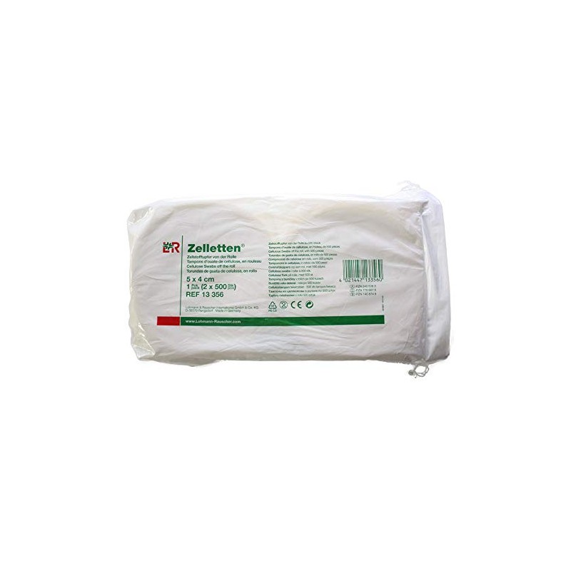 Lohmann & Rauscher Cellulose Swabs 5 x 4 cm Non-Sterile
