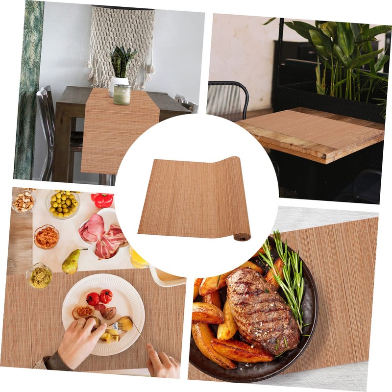 MAGICLULU 1pc Bamboo Tea Mat Table Placemat Kungfu Tea Slat