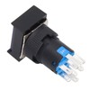 25Pcs Push Button Switch Self Locking AC DC 24V Accessory
