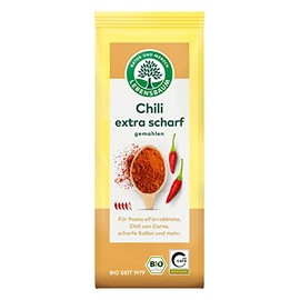 Lebensbaum Chili Extra Spicy Organic Spice with Ground Chili Pods, Ideal for adding extra sharpness to dishes, ground, 50 g