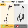 Telescopic Grabber Reacher Tool, 5-Level Adjustable Length (23'' to 41'')