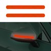 RUIANTE 2Pc Rearview Mirror Reflectives Stickers for Car Trunk SUV