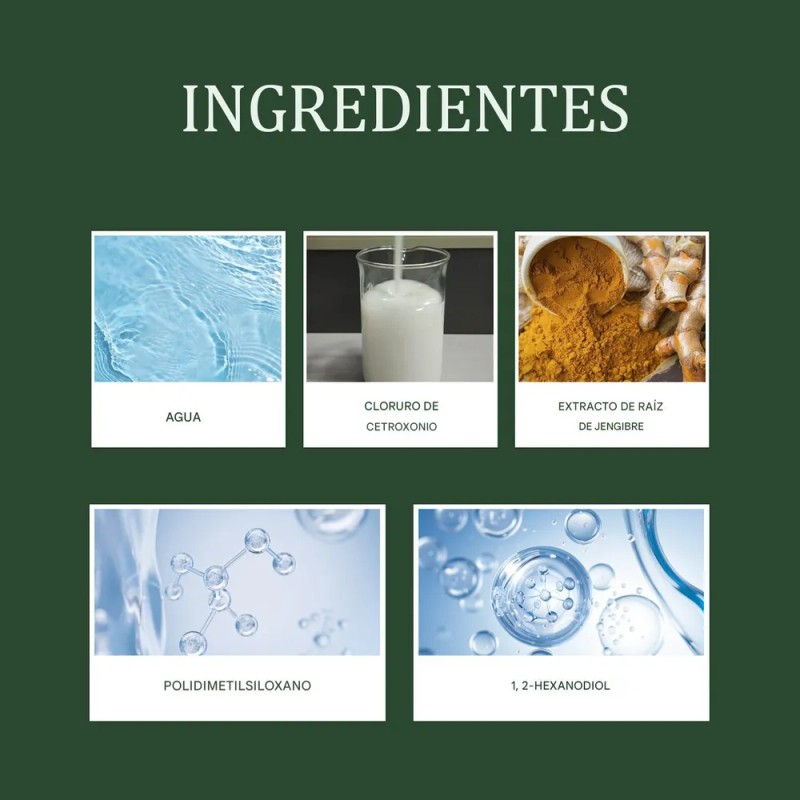Crema Capilar De Jengibre Para El Crecimiento Del Cabello