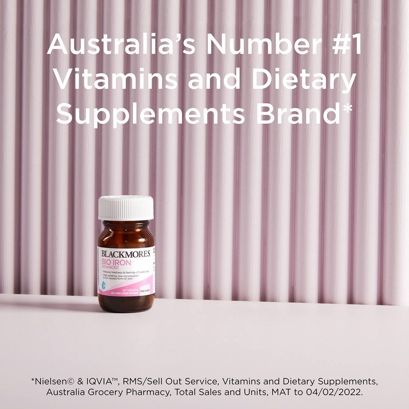 Blackmores Blackmores Bio Iron Advanced (30), 30 count, Green