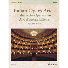 Italian Opera Arias Bass Vocal Collection Sheet Music Book NEW 049044079