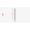 Radial Magnets Neodymium Magnet Rod N35 D1/16" x 1/2"(A)