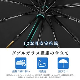 Umbrella, Rain or Shine, Parasol, Rain Umbrella, Folding Umbrella, Sturdy 12 Ribs, Compact, One-Touch, Automatic Opening/Closing, Windproof, Windproof Protection, Rainy Season Protection, Durable,