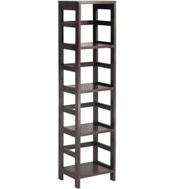 Winsome Leo Beech Wood 4-Tier Shelf, Espresso92514