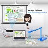TreasLin Document Camera,10MP USB Document Camera for Teachers, Overhead Camera