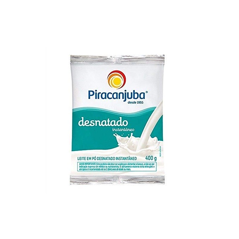 Instant Powdered Skimmed Milk 14.10oz | Leite em Pó Desnatado