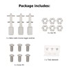 3pcs Toggle Switch Matte Chrome Coating Heavy Duty Toggle Flick