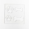Colini Charcuterie Shape Dog Bone/Paw Router Board Handle Template Acrylic