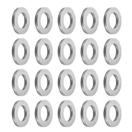 Kozelo 20pcs AXK2035 Thrust Needle Roller Bearings - [20mm Bore x 35mm OD x 2mm Thick] Bearing with 65Mn Washers for Conveying Equipment, Chromium Steel