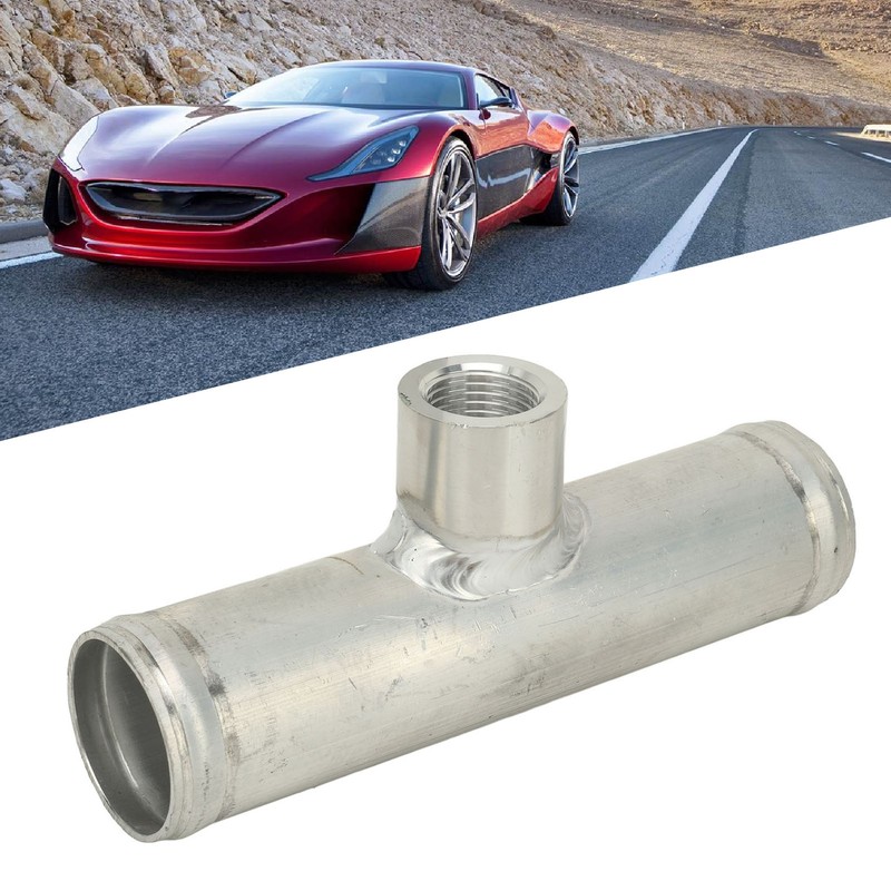 Inline Radiator Hose Temperature Sensor Stable Connection 150mm Long Aluminum