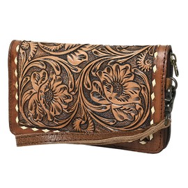 American Darling Wallet Hand Tooled Genuine Leather Western Women Bag | Handbag Purse | Women Wallet | Wristlet Wallet | Travel Wallet | Leather Wallet | Clutch Wallet