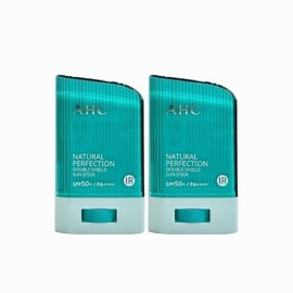 AHC Natural Perfection Double Shield Sun Stick 22g (Green) 1+1 / AHC 내추럴 퍼펙션 더블 쉴드 선스틱 22g (초록색) 1+1
